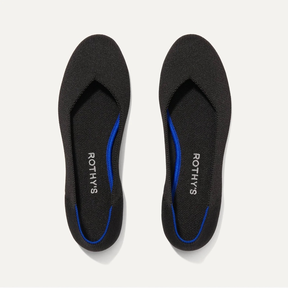 Rothys Classic Ballet Flats in Black